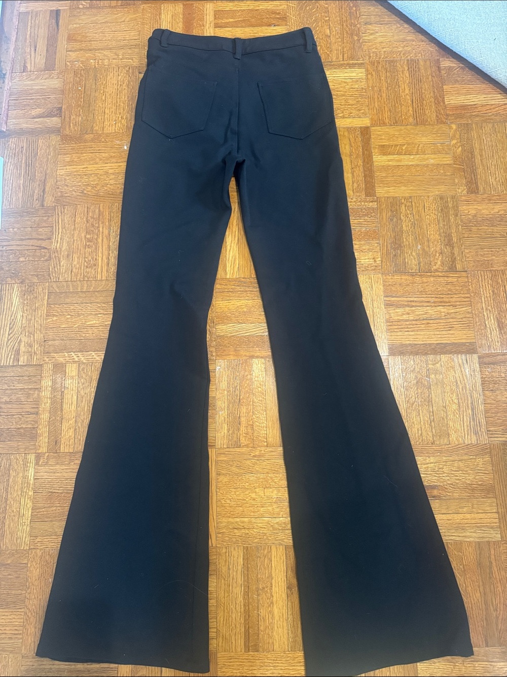 L'AGENCE stretch  Black Flare Wide-Leg Jeans - Picture 4 of 4